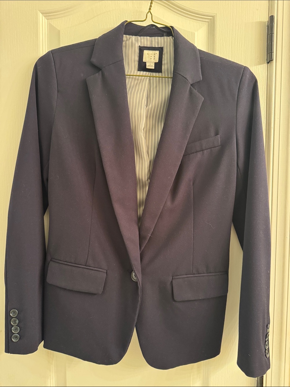 a new day Navy Single-Button Tailored Blazer
